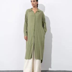 Seersucker Shirt Dress
